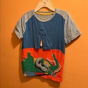 Mini Boden Colorful crocodile  Tee